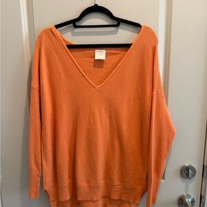 Kerisma orange v-neck sweater